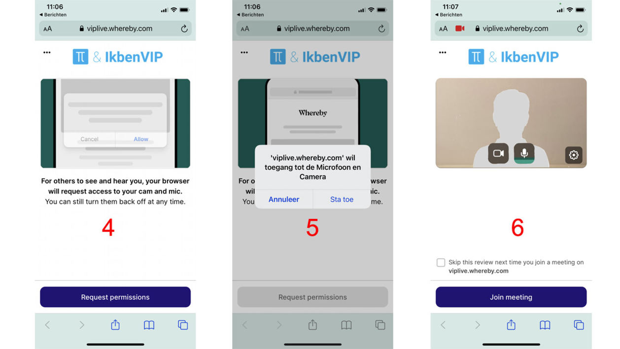 Uitleg VIPlive-beeldbellen